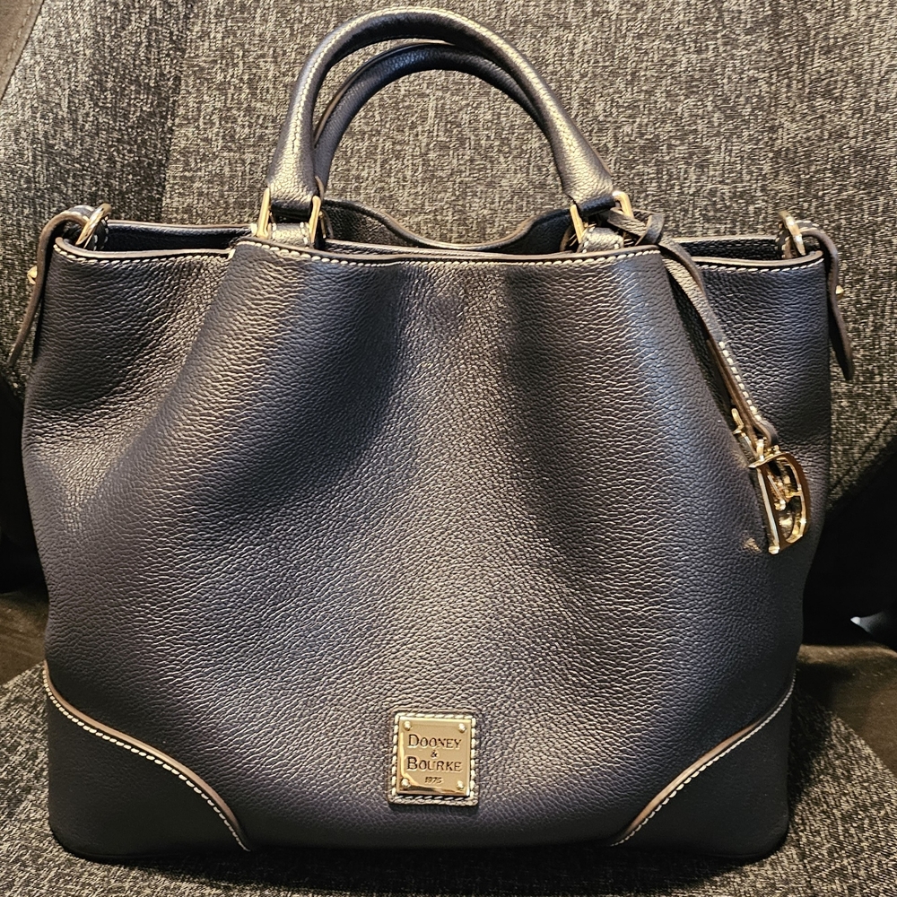 Dooney & Bourke Navy Blue Satchel  Bag